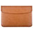 Sleeve Velvet Bag Leather Case Pocket L15 for Apple MacBook Pro 13 inch (2020) Orange