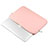 Sleeve Velvet Bag Leather Case Pocket L16 for Apple MacBook Air 13 inch (2020) Pink