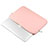 Sleeve Velvet Bag Leather Case Pocket L16 for Apple MacBook Pro 13 inch (2020) Pink