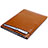 Sleeve Velvet Bag Leather Case Pocket L20 for Apple MacBook Air 13.3 inch (2018) Orange