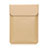 Sleeve Velvet Bag Leather Case Pocket L21 for Apple MacBook Air 13.3 inch (2018) Gold