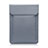 Sleeve Velvet Bag Leather Case Pocket L21 for Apple MacBook Air 13.3 inch (2018) Gray