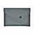 Sleeve Velvet Bag Leather Case Pocket L22 for Apple MacBook 12 inch Gray