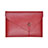 Sleeve Velvet Bag Leather Case Pocket L22 for Apple MacBook 12 inch Red