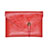 Sleeve Velvet Bag Leather Case Pocket L23 for Apple MacBook Pro 13 inch Red