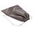 Sleeve Velvet Bag Slip Pouch for Apple iPad 2 Gray