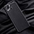 Soft Luxury Leather Snap On Case Cover A01 for Apple iPhone 13 Mini Black
