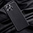 Soft Luxury Leather Snap On Case Cover A01 for Apple iPhone 13 Pro Max Black