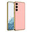 Soft Luxury Leather Snap On Case Cover AC5 for Samsung Galaxy S22 5G Pink
