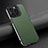 Soft Luxury Leather Snap On Case Cover AT4 for Apple iPhone 14 Pro Green