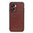 Soft Luxury Leather Snap On Case Cover B01H for OnePlus Nord N300 5G