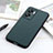 Soft Luxury Leather Snap On Case Cover B01H for Oppo A56S 5G Green