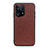 Soft Luxury Leather Snap On Case Cover B01H for Oppo Find X5 5G