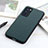 Soft Luxury Leather Snap On Case Cover B01H for Oppo Reno6 Pro 5G India Green
