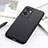 Soft Luxury Leather Snap On Case Cover B01H for Oppo Reno7 SE 5G Black