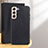 Soft Luxury Leather Snap On Case Cover B01H for Samsung Galaxy S24 5G Black