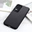 Soft Luxury Leather Snap On Case Cover B01H for Xiaomi Poco F4 5G Black