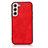 Soft Luxury Leather Snap On Case Cover B02H for Samsung Galaxy S22 Plus 5G