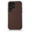 Soft Luxury Leather Snap On Case Cover B02H for Samsung Galaxy S22 Ultra 5G
