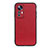 Soft Luxury Leather Snap On Case Cover B02H for Xiaomi Mi 12S Pro 5G Red