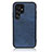 Soft Luxury Leather Snap On Case Cover B03H for Samsung Galaxy S23 Ultra 5G Blue