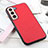 Soft Luxury Leather Snap On Case Cover B03H for Samsung Galaxy S25 5G