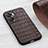 Soft Luxury Leather Snap On Case Cover B04H for Oppo A57 5G Brown