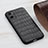 Soft Luxury Leather Snap On Case Cover B04H for Oppo A76 Black