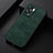 Soft Luxury Leather Snap On Case Cover B06H for Oppo A56S 5G Green