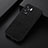 Soft Luxury Leather Snap On Case Cover B06H for Oppo A77 5G Black