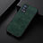 Soft Luxury Leather Snap On Case Cover B06H for Oppo Reno6 Pro 5G Green