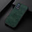 Soft Luxury Leather Snap On Case Cover B06H for Oppo Reno6 Pro+ Plus 5G Green