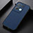 Soft Luxury Leather Snap On Case Cover B07H for Oppo Reno9 Pro 5G Blue