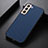 Soft Luxury Leather Snap On Case Cover B07H for Samsung Galaxy S25 Plus 5G