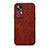 Soft Luxury Leather Snap On Case Cover B07H for Xiaomi Mi 12 5G Brown