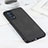 Soft Luxury Leather Snap On Case Cover B08H for Oppo Reno6 Pro 5G Black