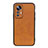 Soft Luxury Leather Snap On Case Cover B08H for Xiaomi Mi 12 Lite 5G Brown
