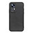 Soft Luxury Leather Snap On Case Cover B08H for Xiaomi Mi 12 Pro 5G Black