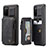 Soft Luxury Leather Snap On Case Cover C01S for Samsung Galaxy S20 5G Black