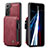 Soft Luxury Leather Snap On Case Cover C01S for Samsung Galaxy S21 Plus 5G