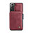 Soft Luxury Leather Snap On Case Cover C02S for Samsung Galaxy S21 Plus 5G