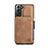 Soft Luxury Leather Snap On Case Cover C02S for Samsung Galaxy S22 Plus 5G