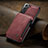 Soft Luxury Leather Snap On Case Cover C03S for Samsung Galaxy S22 Plus 5G