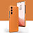 Soft Luxury Leather Snap On Case Cover C04 for Samsung Galaxy S21 5G Orange