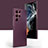 Soft Luxury Leather Snap On Case Cover C04 for Samsung Galaxy S21 Ultra 5G Purple