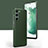 Soft Luxury Leather Snap On Case Cover C04 for Samsung Galaxy S23 5G Green