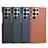 Soft Luxury Leather Snap On Case Cover C05 for Samsung Galaxy S22 Ultra 5G