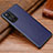 Soft Luxury Leather Snap On Case Cover DL1 for Xiaomi Redmi Note 11S 5G Blue