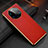 Soft Luxury Leather Snap On Case Cover DL2 for Huawei Mate 40 RS Red