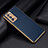 Soft Luxury Leather Snap On Case Cover DL2 for Oppo Reno6 Pro+ Plus 5G Blue
